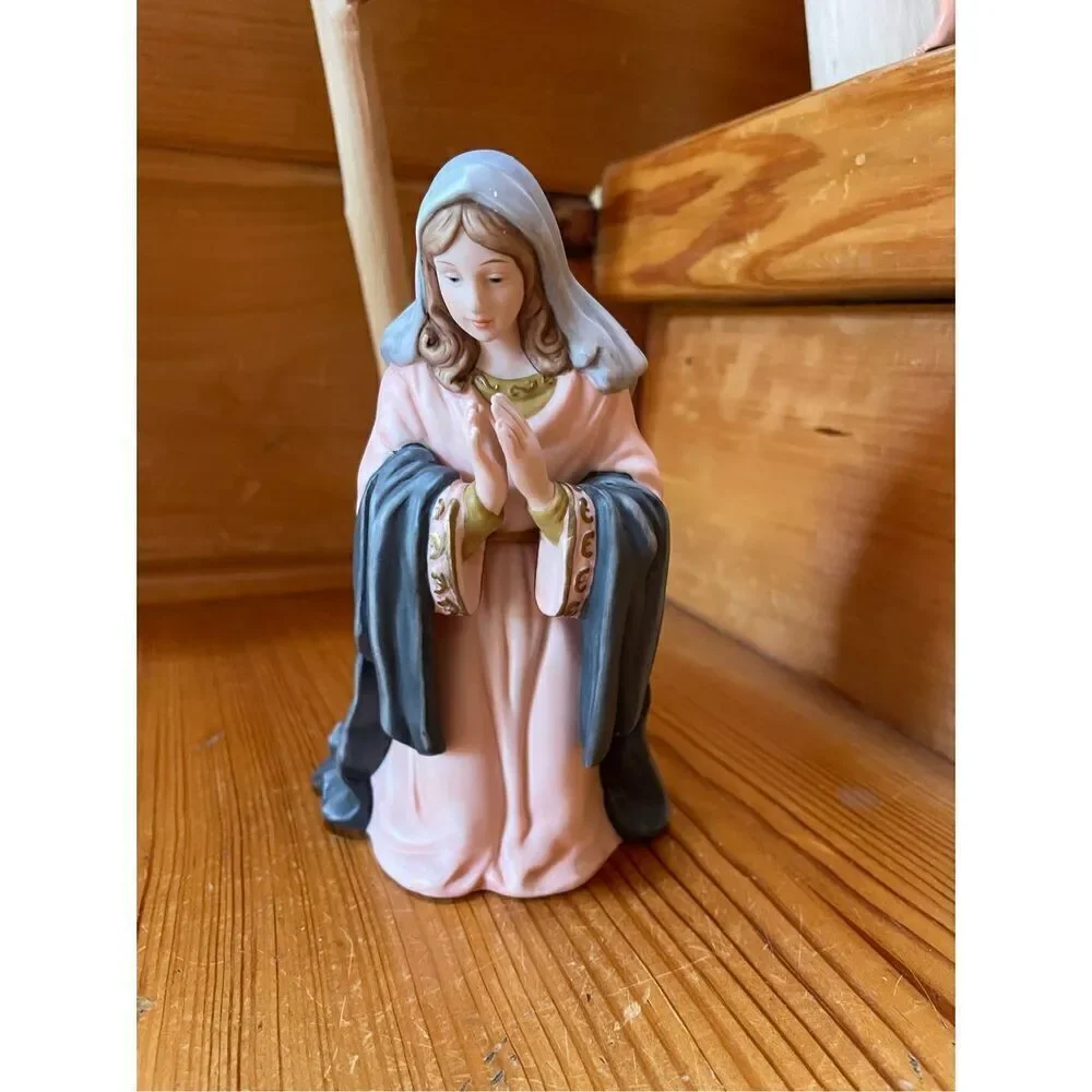 Kirkland Porcelain Nativity MARY Figure Replacement Blue Box 75177
